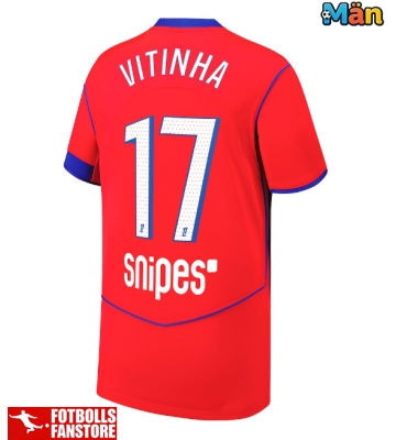 Paris Saint-Germain Vitinha #17 Tredje Tröja 2025-26 Kortärmad